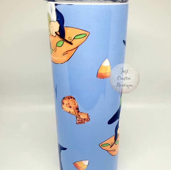 Gnome Halloween Sweet Treat Sublimated 20oz Tumbler RTS - Picture 3 of 4